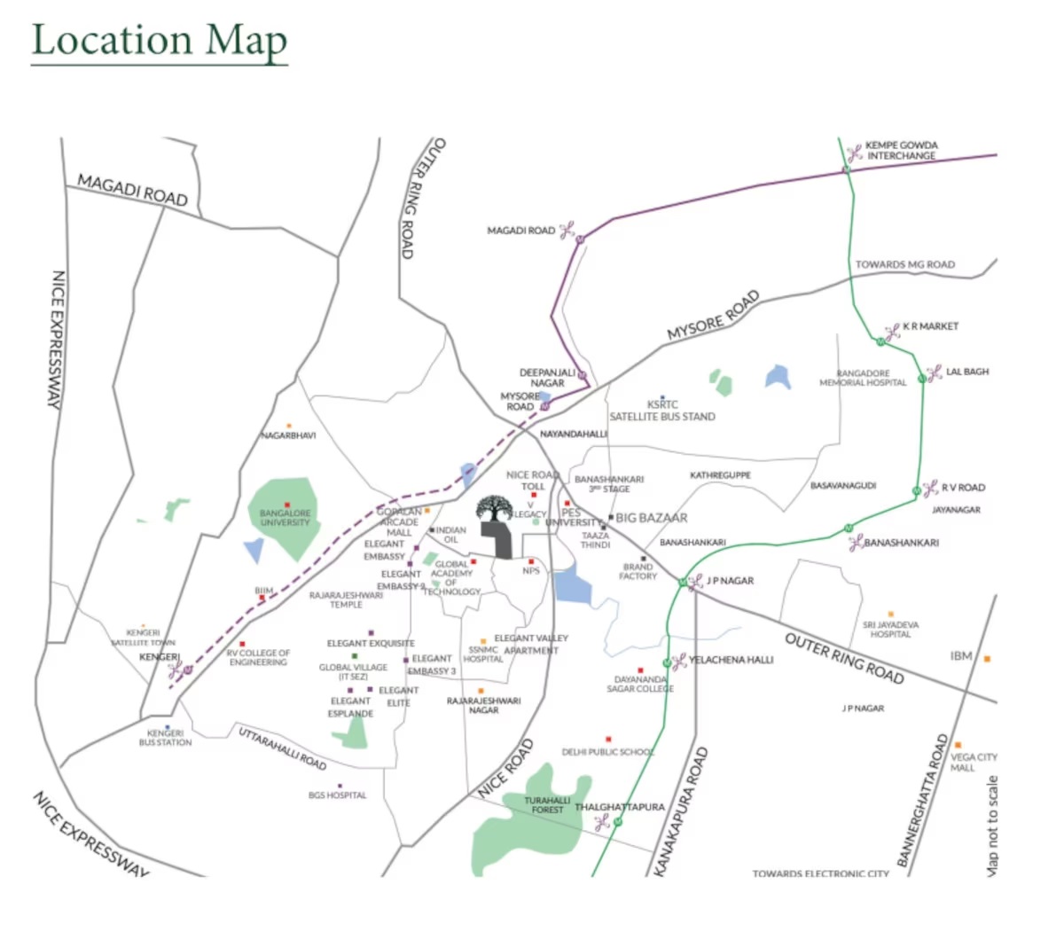 Elegant Terraces Location Map